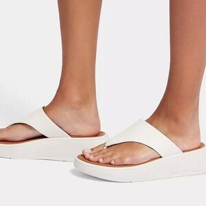 FITFLOP‎  F-MODE Leather Flatform Toe-Post Sandals